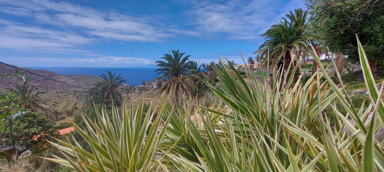 Cabana Los Palmeros, Vista Al Mar Y La Montana Alojera Exterior foto