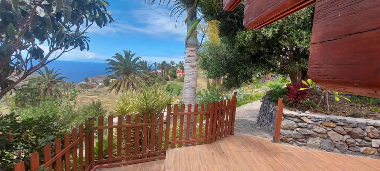 Cabana Los Palmeros, Vista Al Mar Y La Montana Alojera Exterior foto