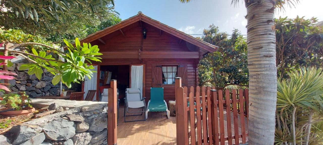 Cabana Los Palmeros, Vista Al Mar Y La Montana Alojera Exterior foto