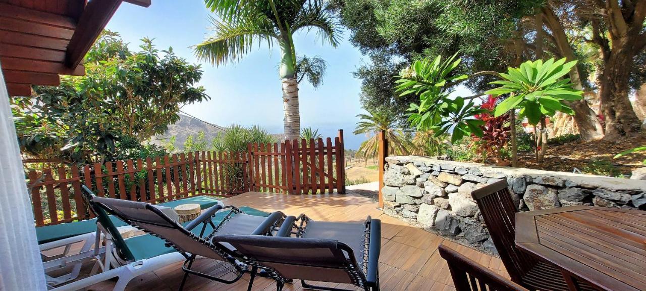 Cabana Los Palmeros, Vista Al Mar Y La Montana Alojera Exterior foto