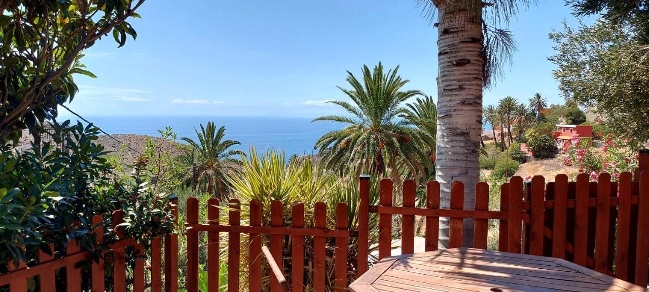 Cabana Los Palmeros, Vista Al Mar Y La Montana Alojera Exterior foto