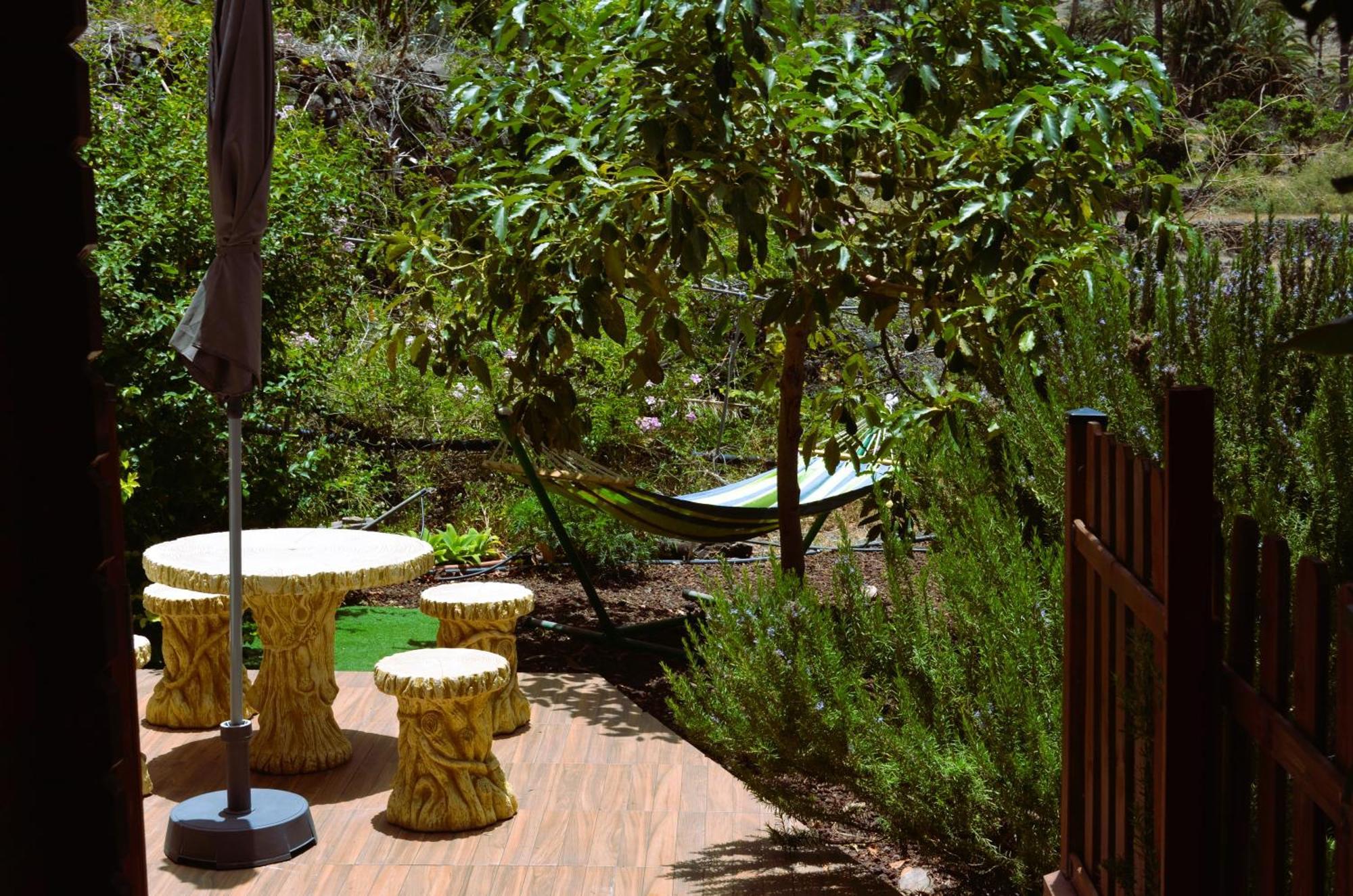 Cabana Los Palmeros, Vista Al Mar Y La Montana Alojera Exterior foto